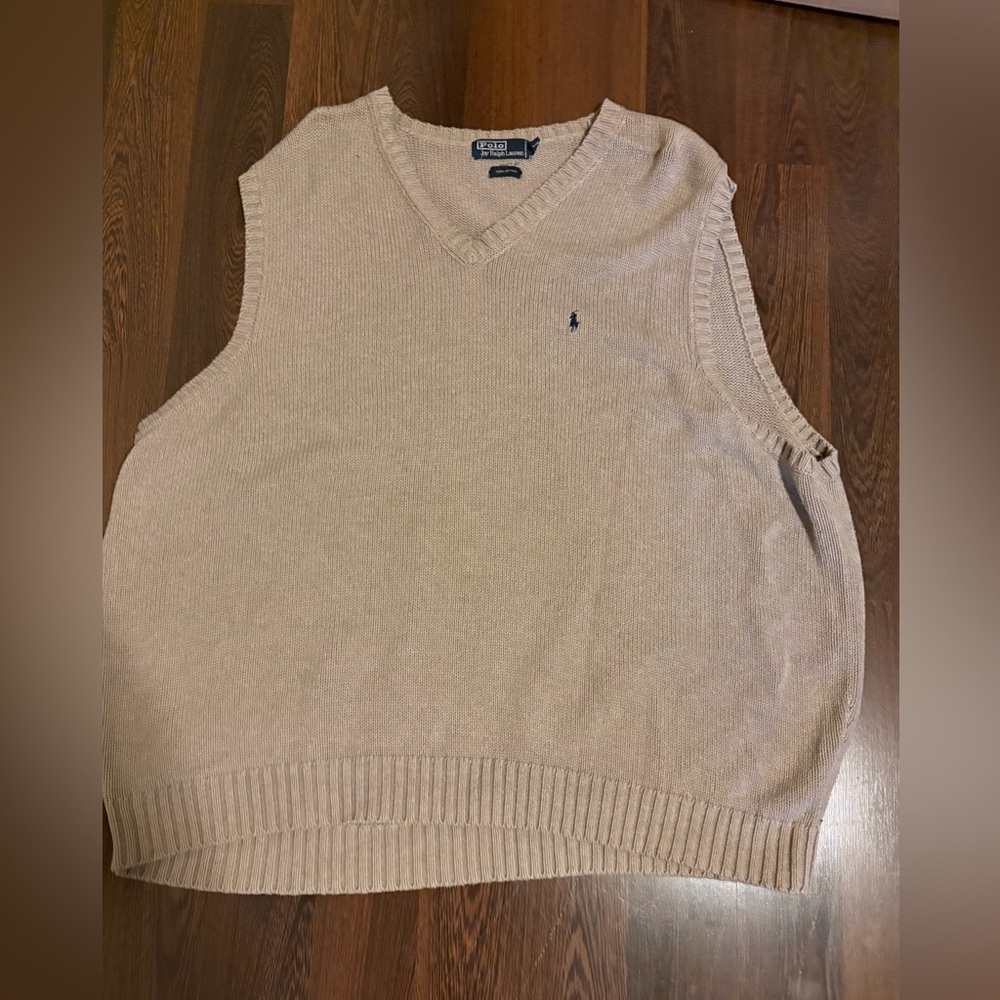 Pre-owned Men Ralph Lauren Sweater Vest Size 3xl (Cart I-103)